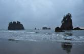 A beleza selvagem da 2a Beach, em La Push, pequena localidade indígena no litoral do Olympic National Park, no estado de Washington, oeste dos Estados Unidos